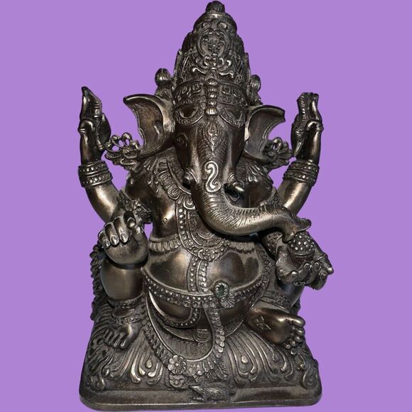 Lord Ganesha Hindu Statue Lord of Success Remover of Obstacles - Picture 15 of 16